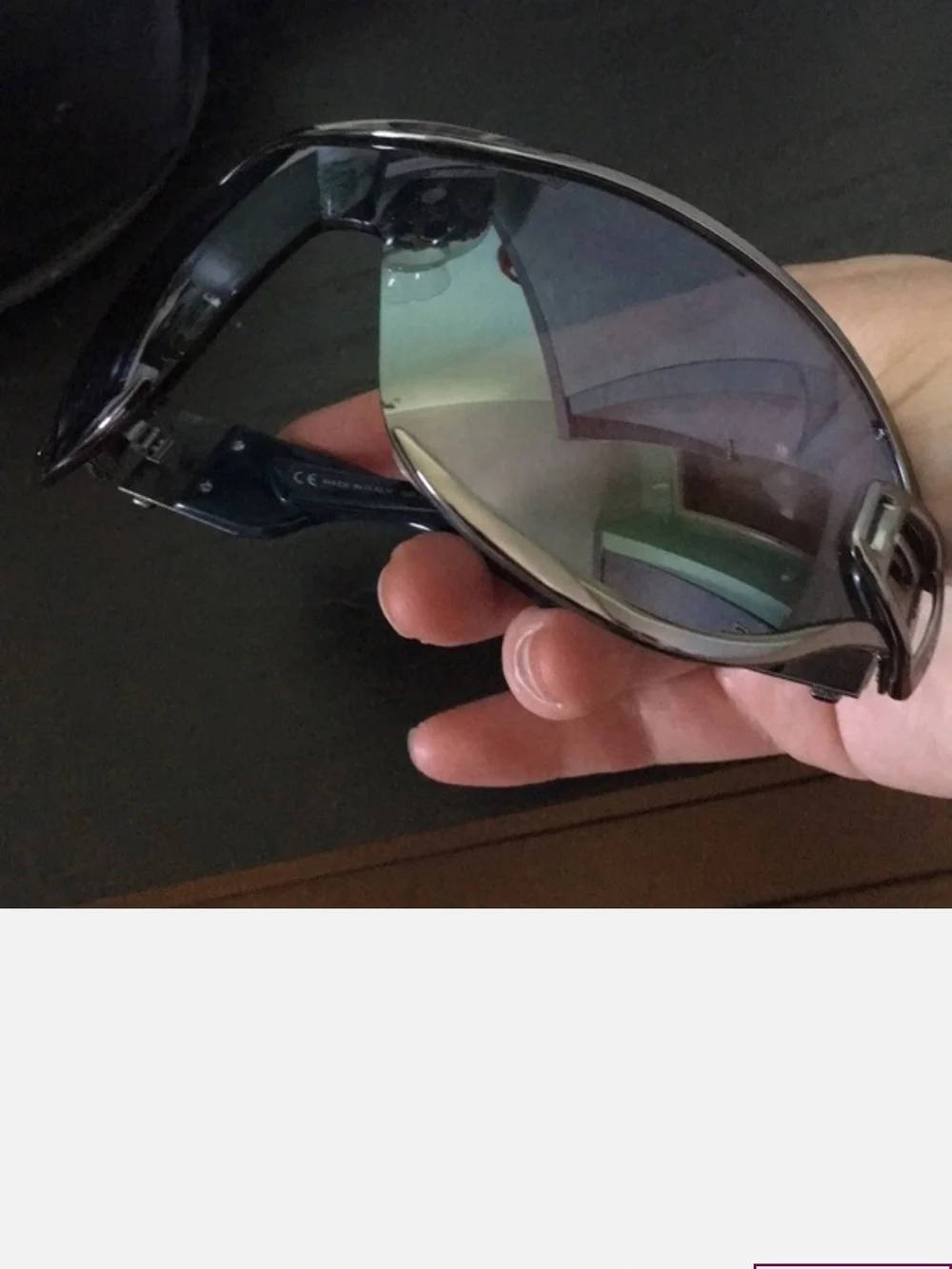 Gucci Black Sunglasses with Silver Buckle Accent